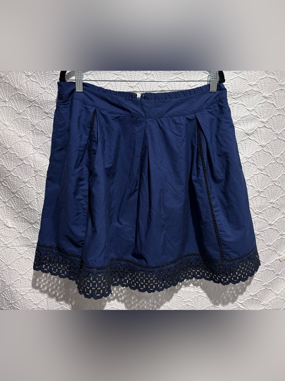 Vineyard Vines Blue Eyelet Hem Skirt Women’s Size 14